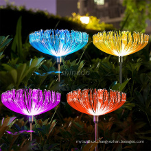 Solar Jellyfish Flowers Decorative Lights 7 Color Changing Waterproof Solar Garden Light